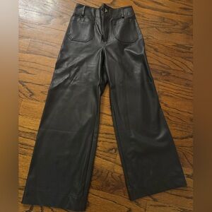 Maeve Black Wide-Leg Pants